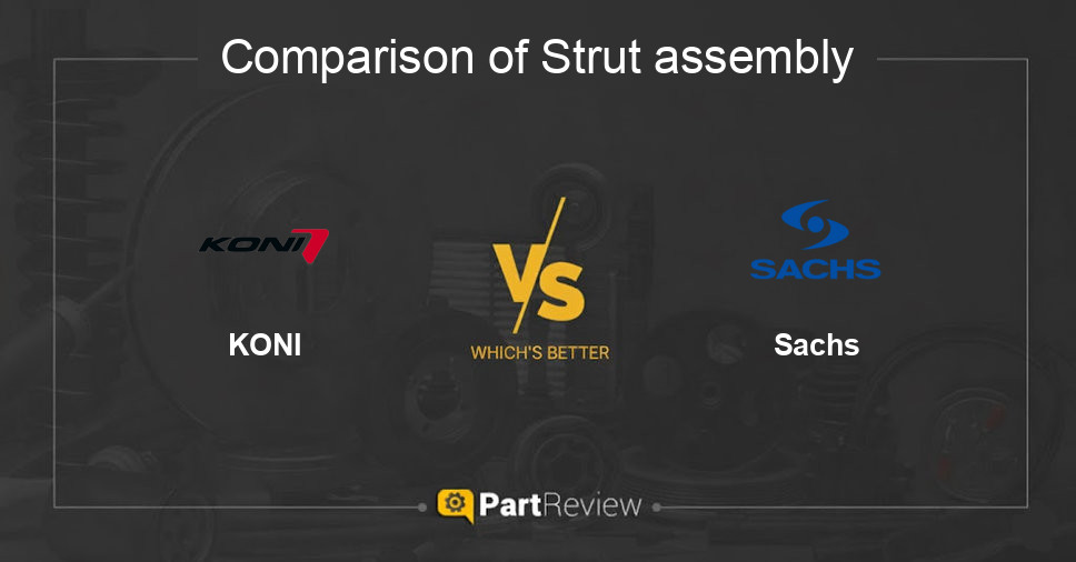 Comparison of strut assembly KONI and Sachs