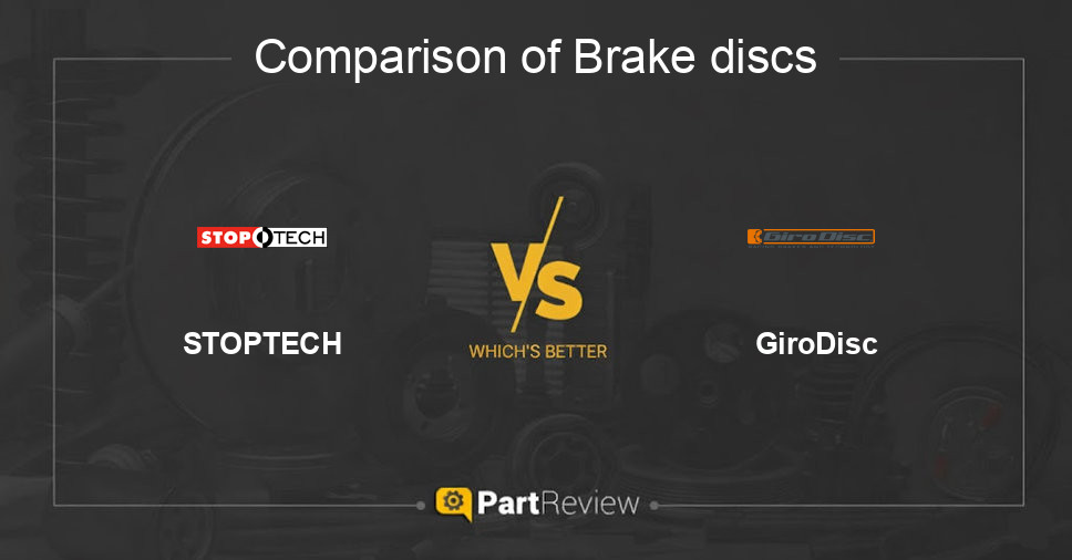 Comparison of brake discs STOPTECH and GiroDisc