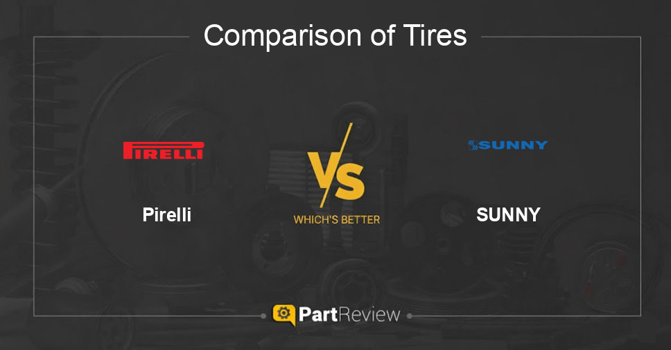 Comparison of tires Pirelli and SUNNY