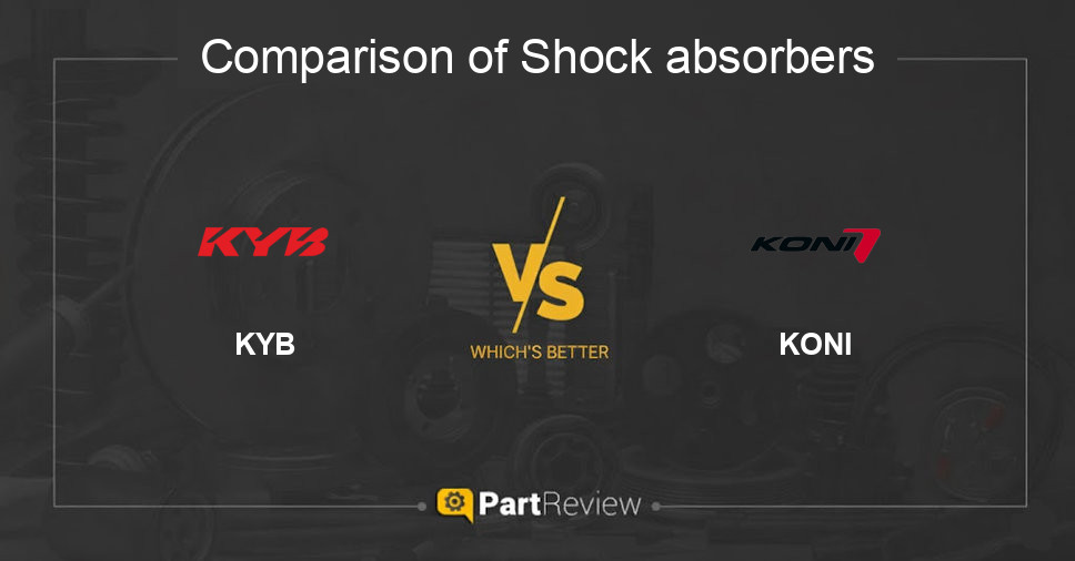 Comparison of shock absorbers KYB and KONI