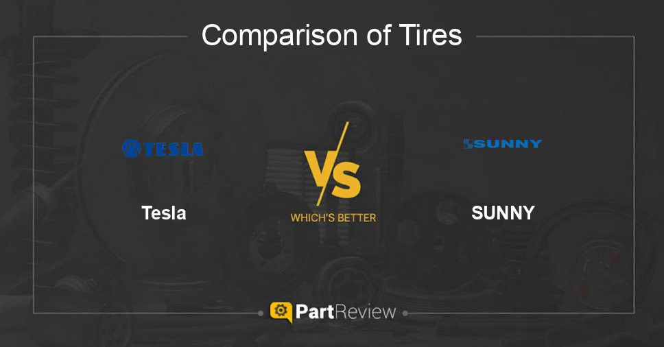 Comparison of tires Tesla and SUNNY