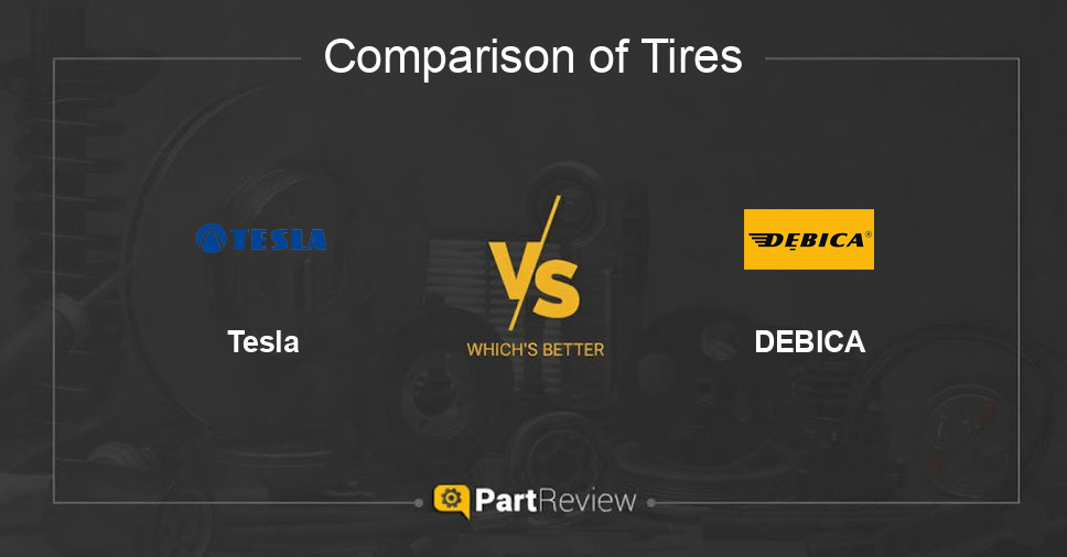 Comparison of tires Tesla and DEBICA