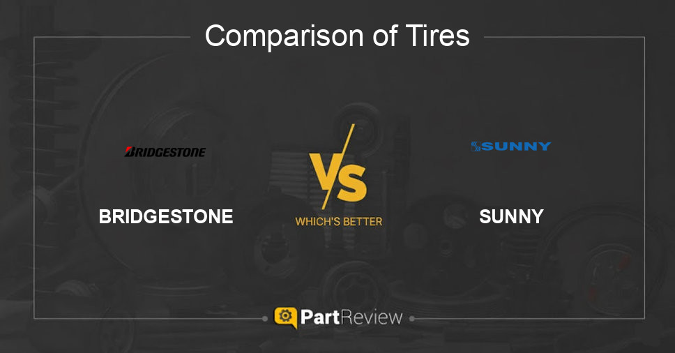 Comparison of tires BRIDGESTONE and SUNNY