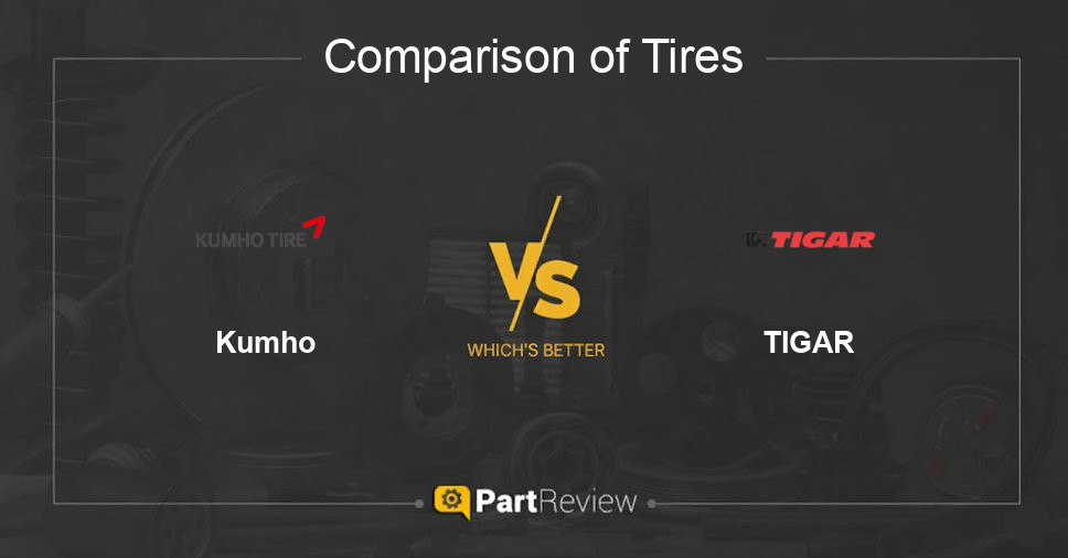 Comparison of tires Kumho and TIGAR