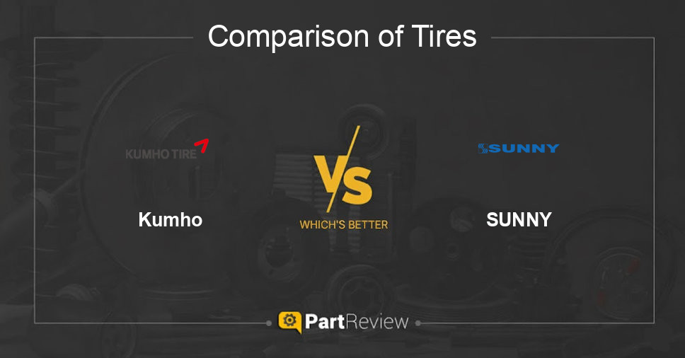 Comparison of tires Kumho and SUNNY