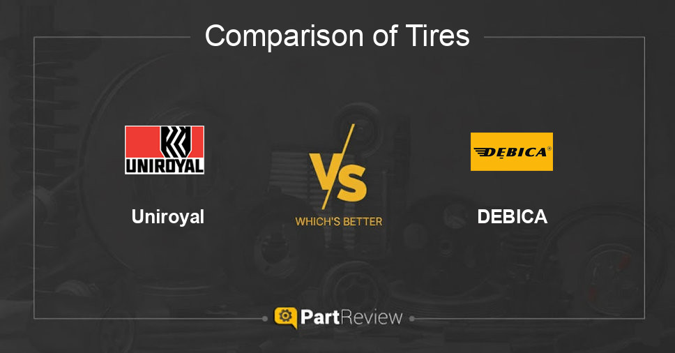 Comparison of tires Uniroyal and DEBICA