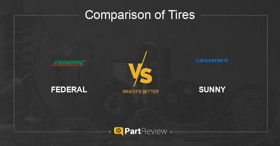 Comparison of tires FEDERAL and SUNNY