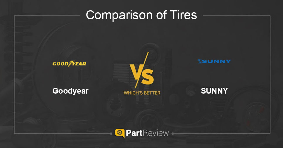 Comparison of tires Goodyear and SUNNY