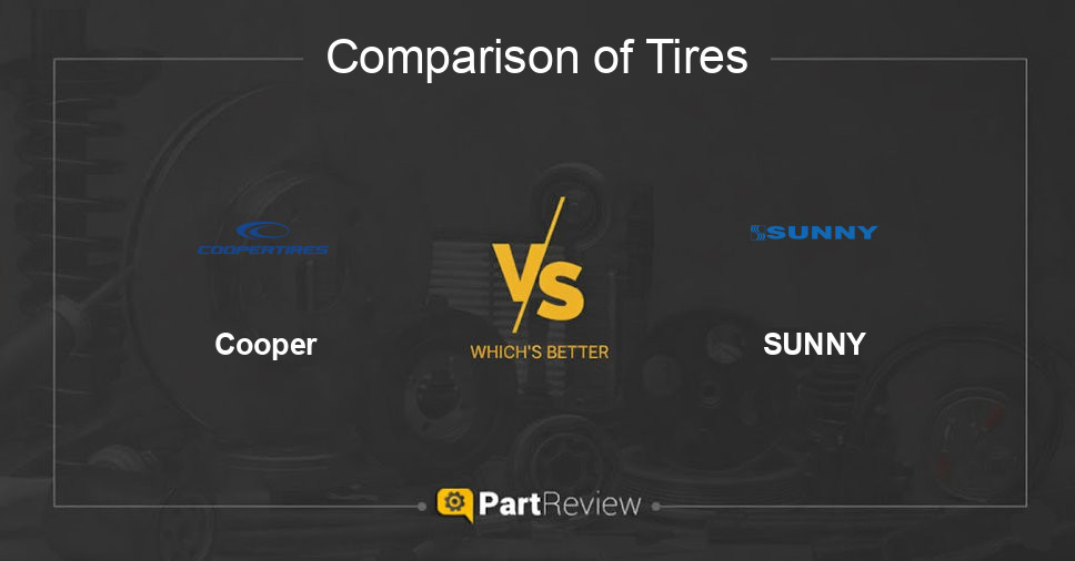 Comparison of tires Cooper and SUNNY