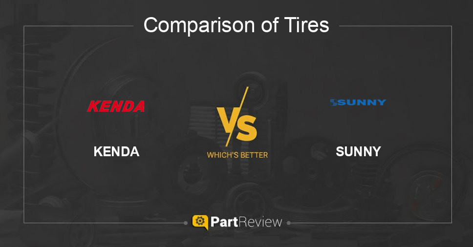 Comparison of tires KENDA and SUNNY