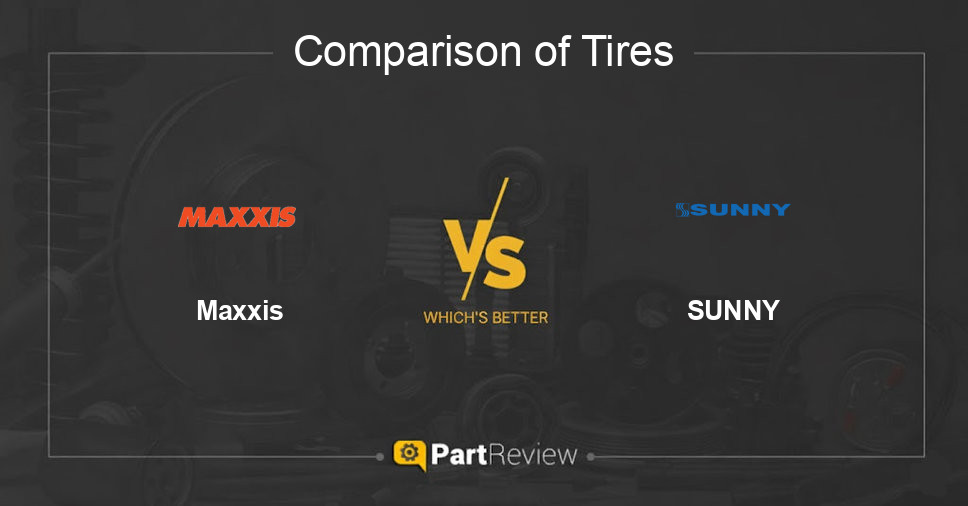 Comparison of tires Maxxis and SUNNY