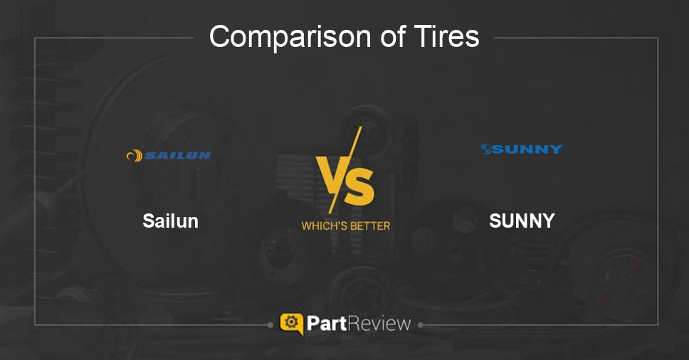 Comparison of tires Sailun and SUNNY
