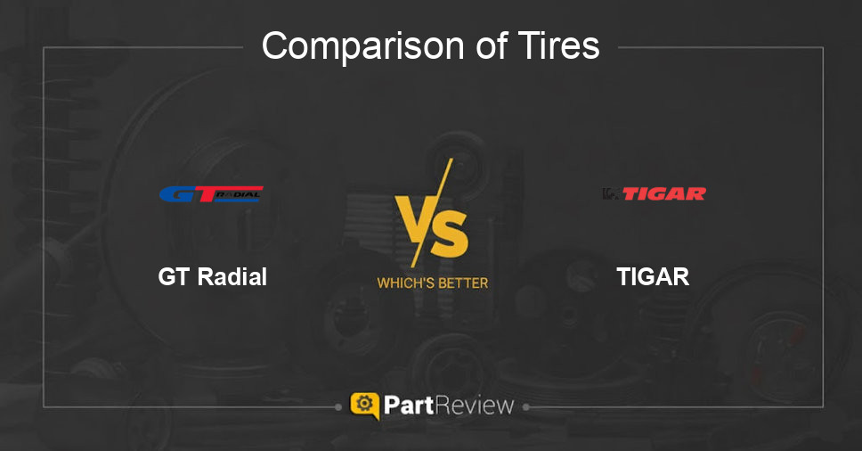 Comparison of tires GT Radial and TIGAR