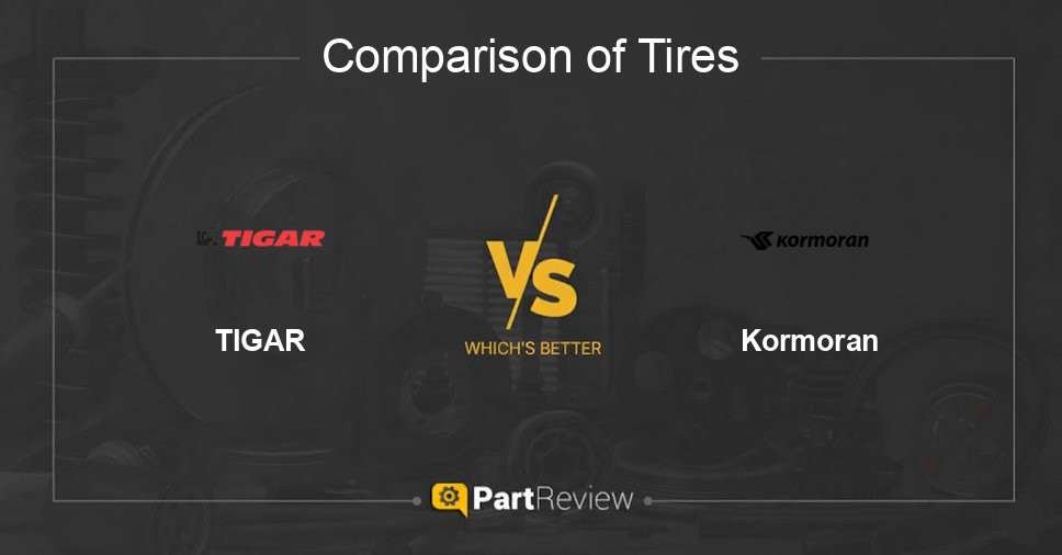 Comparison of tires TIGAR and Kormoran