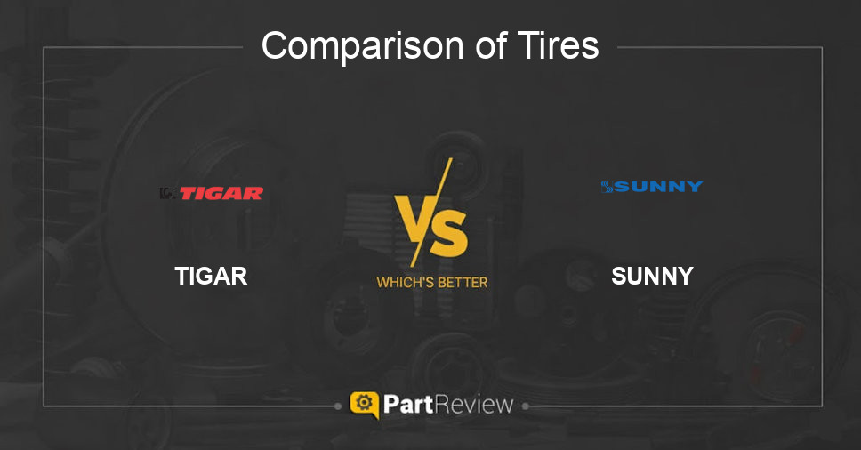 Comparison of tires TIGAR and SUNNY