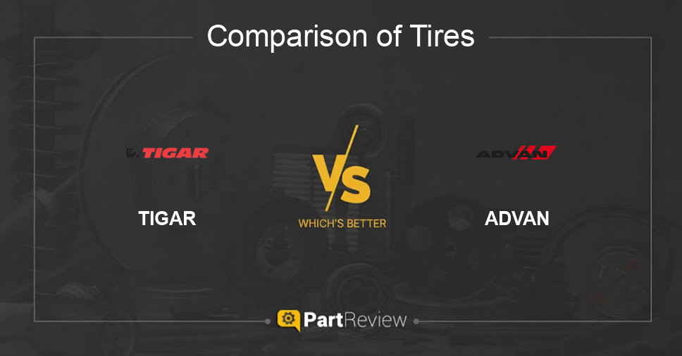 Comparison of tires TIGAR and ADVAN