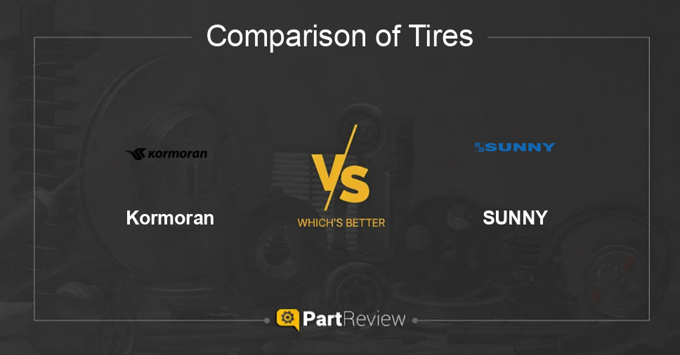 Comparison of tires Kormoran and SUNNY