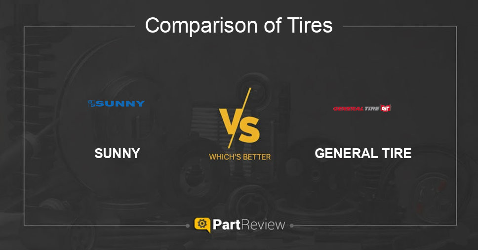 Comparison of tires SUNNY and GENERAL TIRE