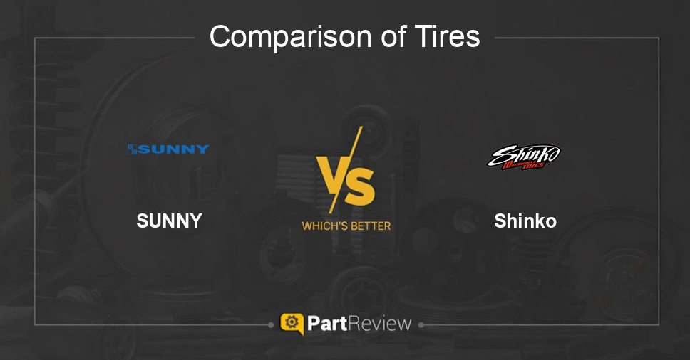 Comparison of tires SUNNY and Shinko