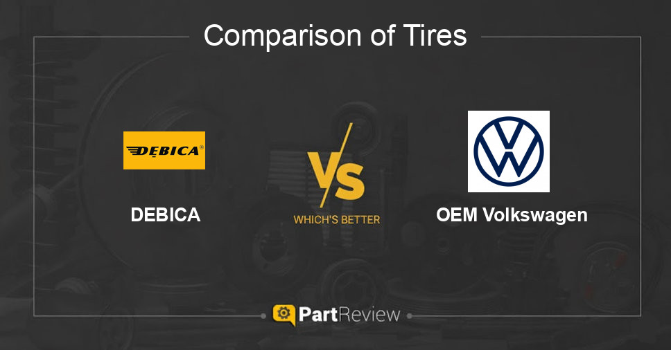 Comparison of tires DEBICA and OEM Volkswagen