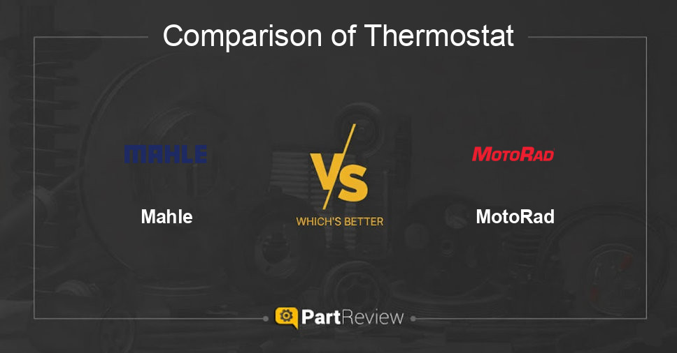 Comparison of thermostat Mahle and MotoRad