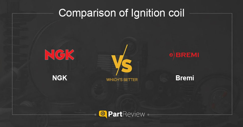 Comparison of ignition coil NGK and Bremi