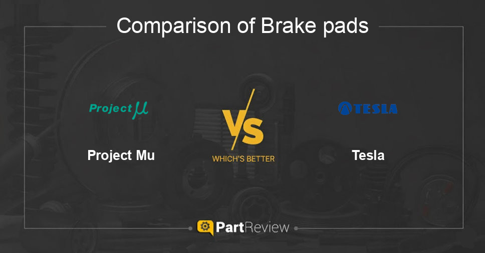 Comparison of brake pads Project Mu and Tesla