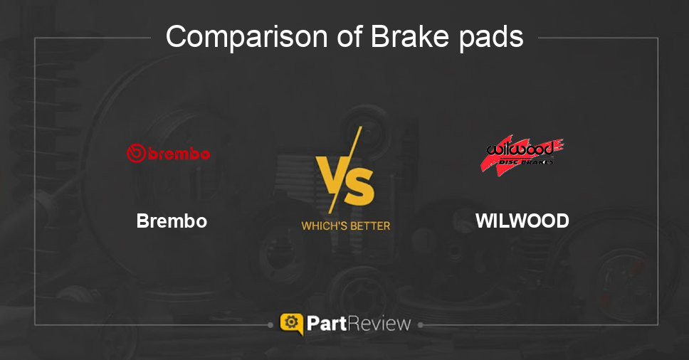 Comparison of brake pads Brembo and WILWOOD