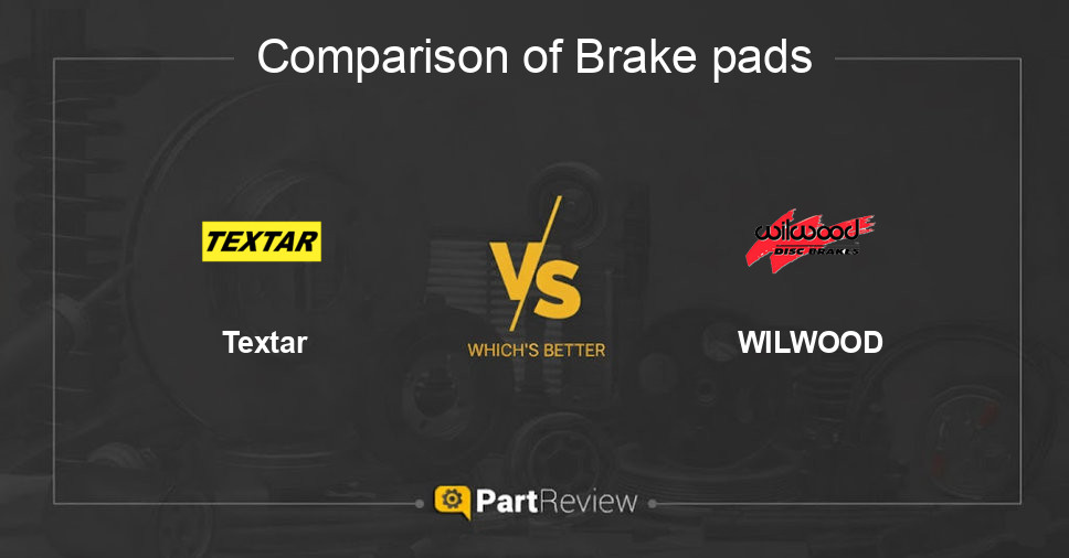 Comparison of brake pads Textar and WILWOOD
