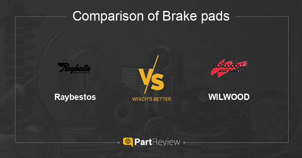 Comparison of brake pads Raybestos and WILWOOD