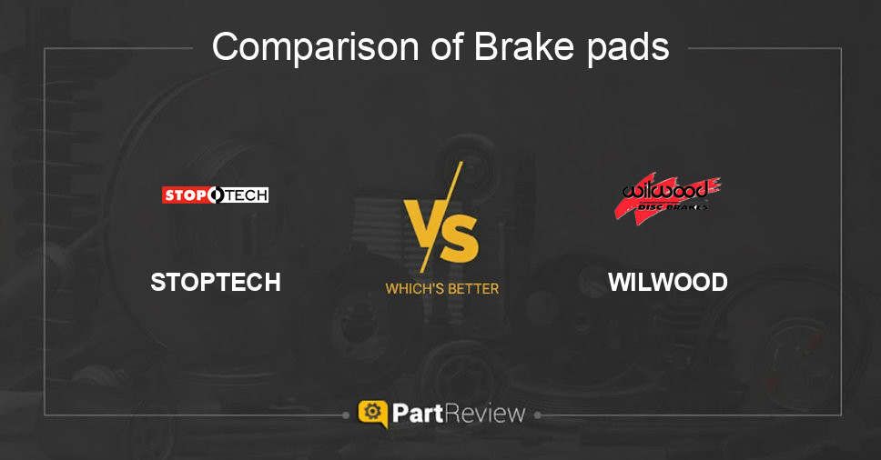 Comparison of brake pads STOPTECH and WILWOOD