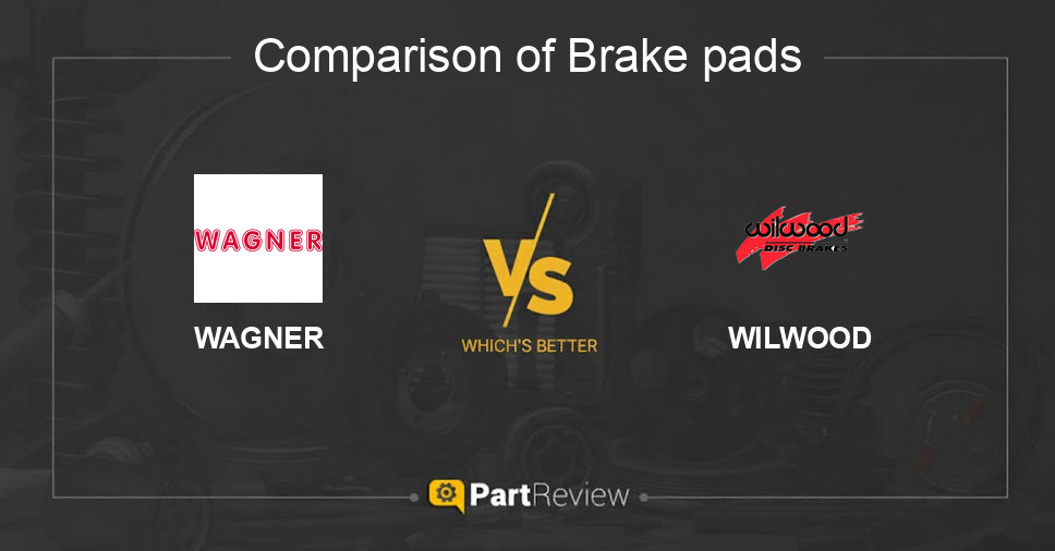Comparison of brake pads WAGNER and WILWOOD