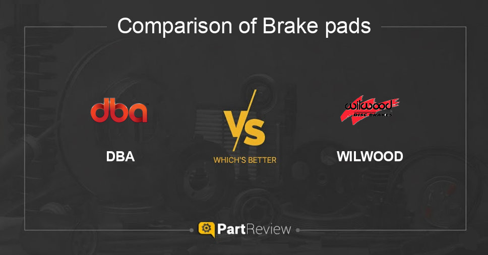 Comparison of brake pads DBA and WILWOOD