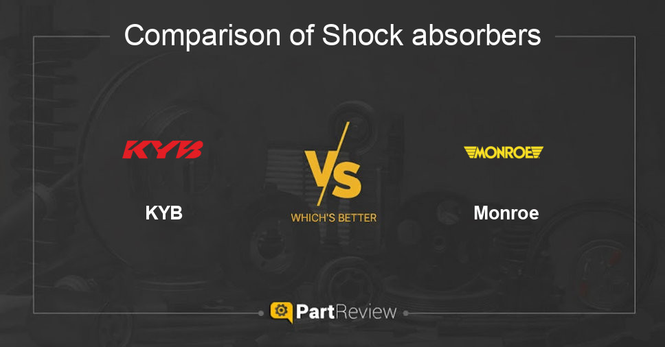 Comparison of shock absorbers KYB and Monroe