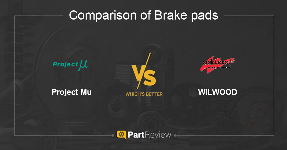 Comparison of brake pads Project Mu and WILWOOD