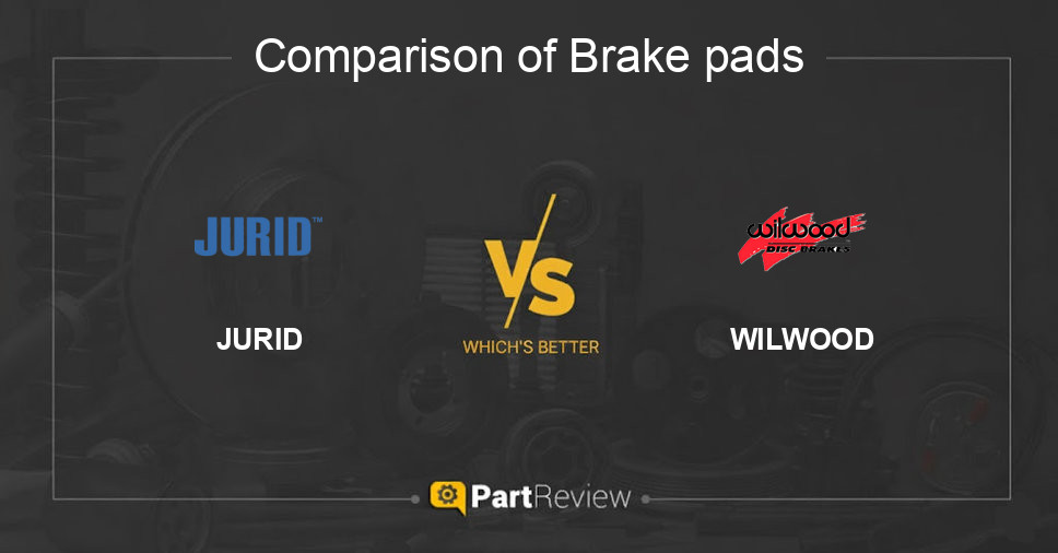 Comparison of brake pads JURID and WILWOOD