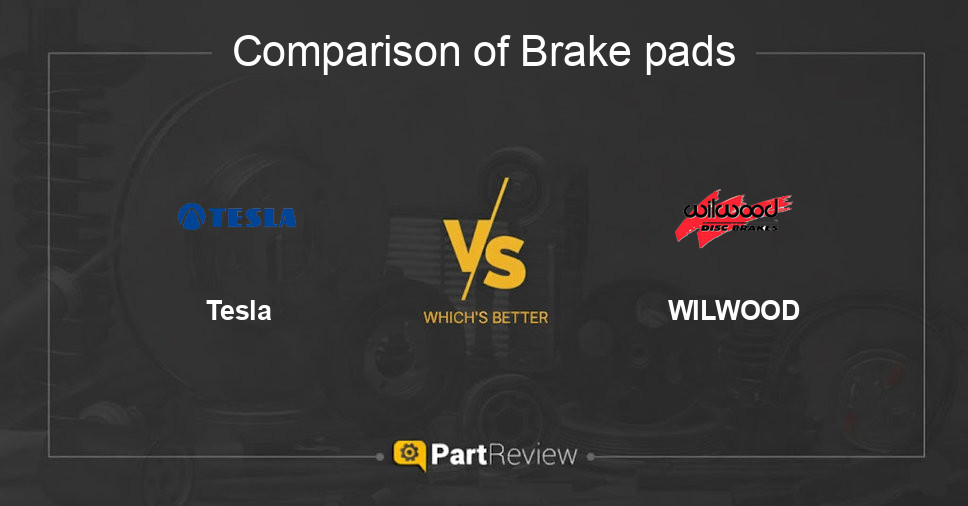 Comparison of brake pads Tesla and WILWOOD