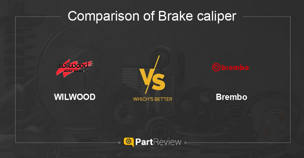 Comparison of brake caliper WILWOOD and Brembo