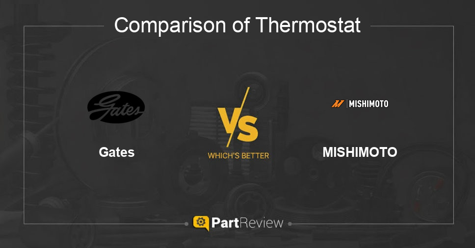 Comparison of thermostat Gates and MISHIMOTO