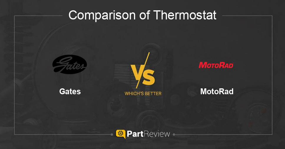 Comparison of thermostat Gates and MotoRad