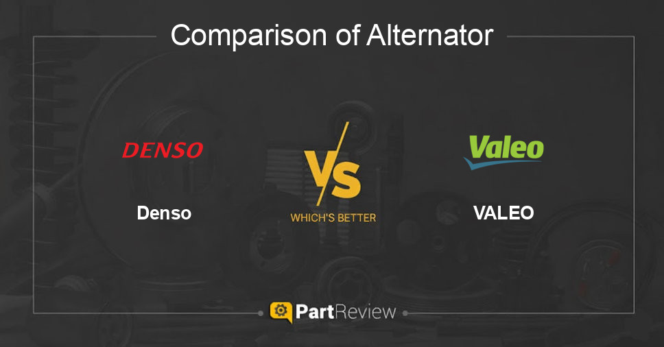 Comparison of alternator Denso and VALEO