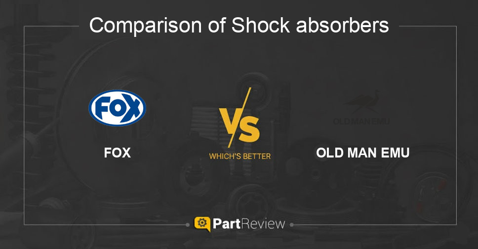 Comparison of shock absorbers FOX and OLD MAN EMU