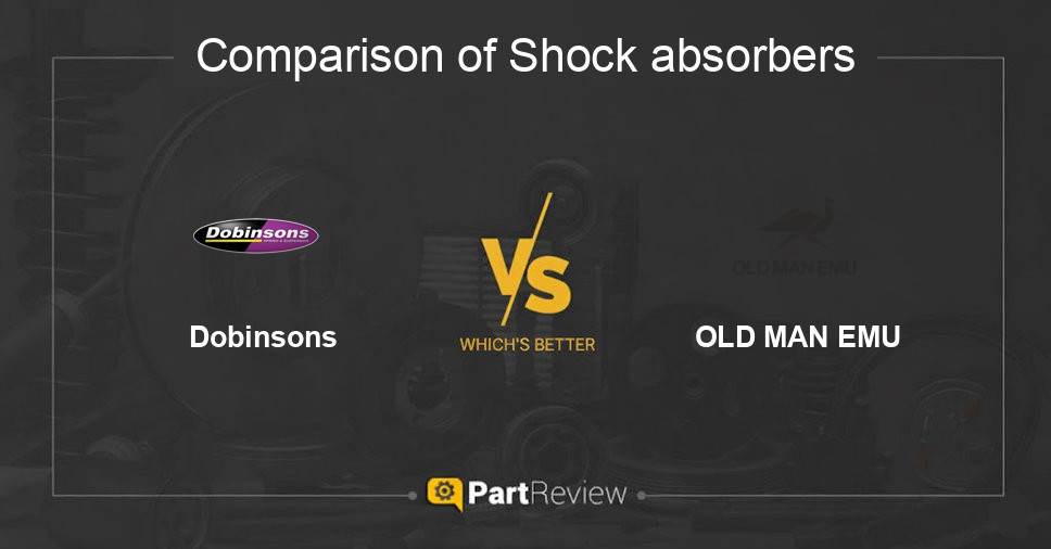 Comparison of shock absorbers Dobinsons and OLD MAN EMU