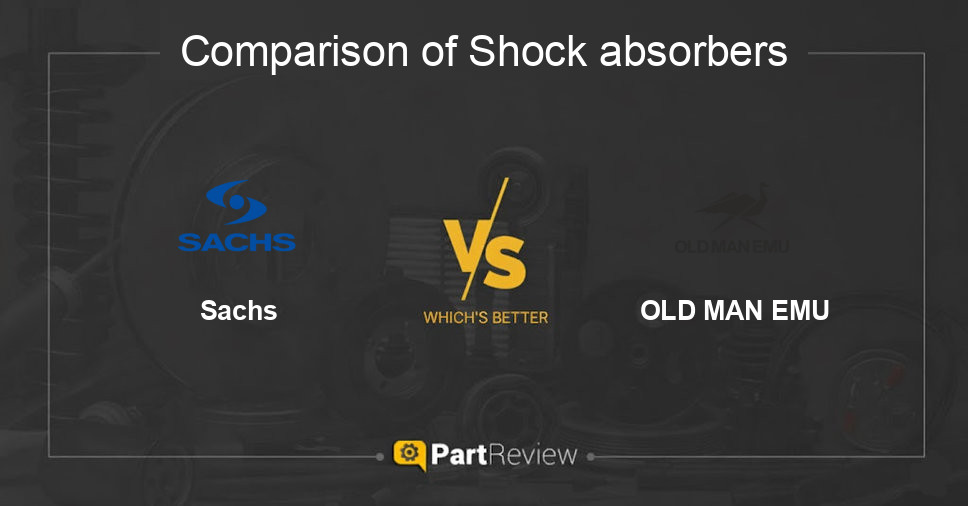 Comparison of shock absorbers Sachs and OLD MAN EMU