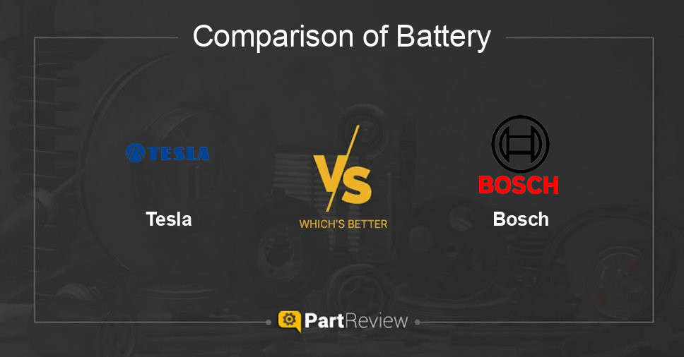 Comparison of battery Tesla and Bosch