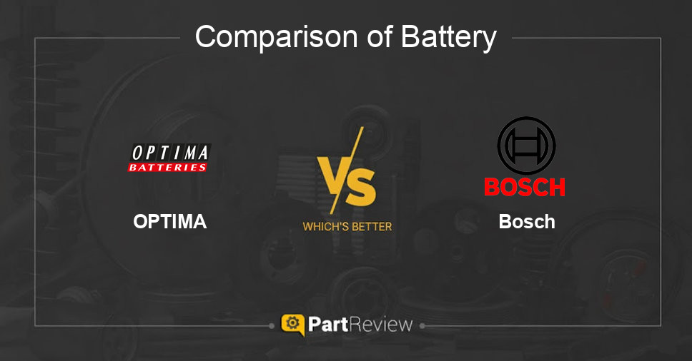 Comparison of battery OPTIMA and Bosch