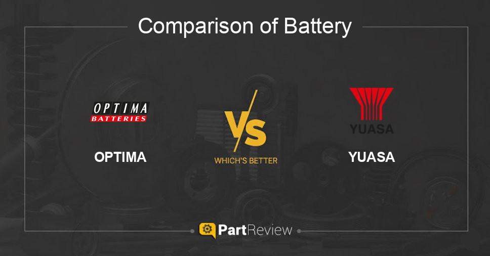 Comparison of battery OPTIMA and YUASA