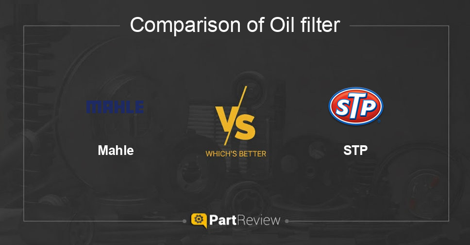 Comparison of oil filter Mahle and STP