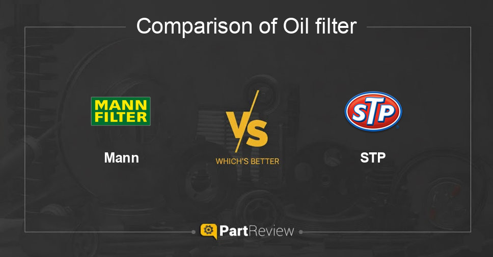 Comparison of oil filter Mann and STP