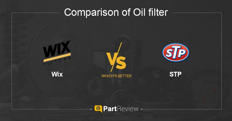 Comparison of oil filter Wix and STP